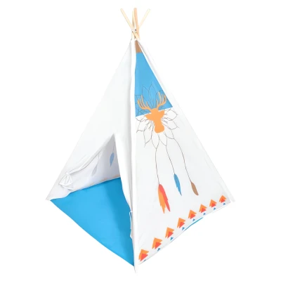 EcoToys 8177 Dětský indiánský stan Teepee 120 x 120 x 150 cm