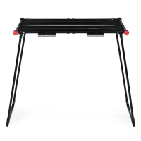 ModernHome BJ-1928 Stojící teleskopický sušák prádla 19 m, skládací, černý