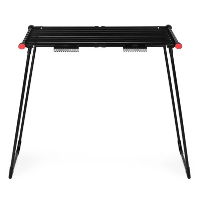 ModernHome BJ-1928 Stojící teleskopický sušák prádla 19 m, skládací, černý