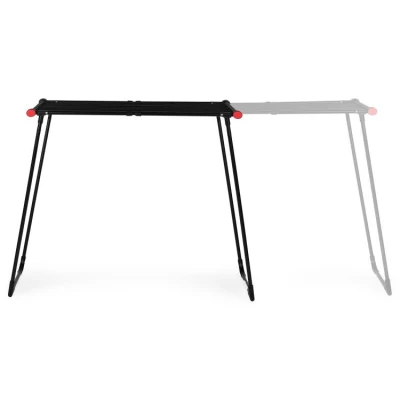 ModernHome BJ-1928 Stojící teleskopický sušák prádla 19 m, skládací, černý