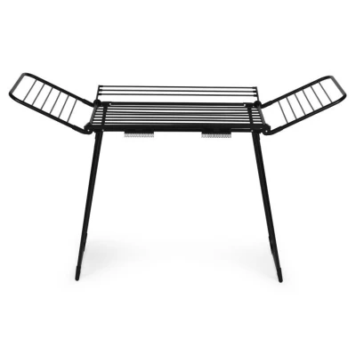 ModernHome BJ-1925 Stojící sušák na prádlo 25 m, 4 křídla, skládací, černý