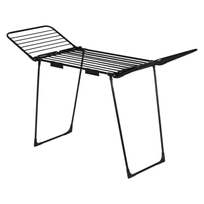 ModernHome BJ-1925 Stojící sušák na prádlo 25 m, 4 křídla, skládací, černý