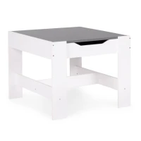 EcoToys ZKC-1A Detský nábytkový set, stôl + 2 stoličky s úložnými boxmi a obojstrannou doskou
