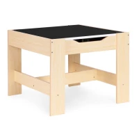 EcoToys ZKC-1C Detský nábytkový set, stôl + 2 stoličky s úložnými boxmi a tabuľou