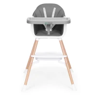 Detská vysoká stolička EcoToys HC508 2 v 1, sivá