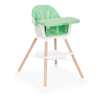 EcoToys HC508 Dětská jídelní židlička 2 v 1, zelená