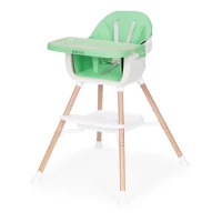 EcoToys HC508 Dětská jídelní židlička 2 v 1, zelená
