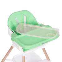 EcoToys HC508 Dětská jídelní židlička 2 v 1, zelená