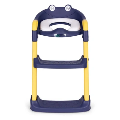 EcoToys PP8001 Dětské WC sedátko se schůdky a žebříkem, modré