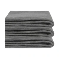 Ruhhy 27207 Magické utěrky z mikrovlákna na okna 30 x 40 cm, 3 ks, šedé 