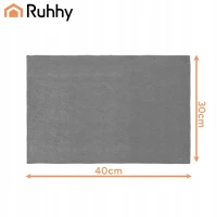 Ruhhy 27207 Magické utěrky z mikrovlákna na okna 30 x 40 cm, 3 ks, šedé 