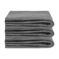 Ruhhy 27207 Magické utěrky z mikrovlákna na okna 30 x 40 cm, 3 ks, šedé 