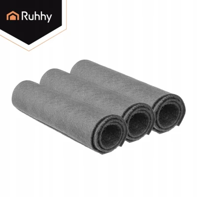 Ruhhy 27207 Magické utěrky z mikrovlákna na okna 30 x 40 cm, 3 ks, šedé 