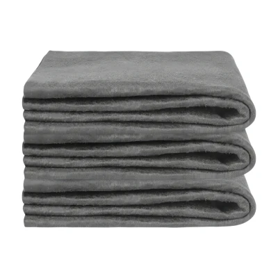 Ruhhy 27207 Magické utěrky z mikrovlákna na okna 30 x 40 cm, 3 ks, šedé 