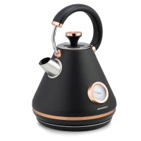 Berdsen 370100 Rýchlovarná kanvica s teplomerom 1,7 l BD-701, čierna