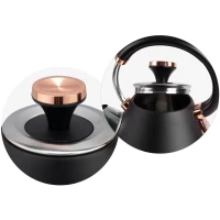 Berdsen 370100 Rýchlovarná kanvica s teplomerom 1,7 l BD-701, čierna