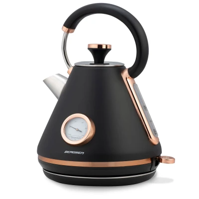 Berdsen 370100 Rýchlovarná kanvica s teplomerom 1,7 l BD-701, čierna