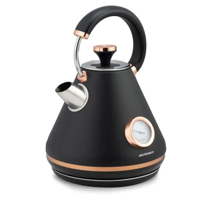 Berdsen 370100 Rýchlovarná kanvica s teplomerom 1,7 l BD-701, čierna