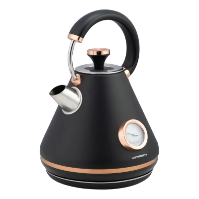 Berdsen 370100 Rýchlovarná kanvica s teplomerom 1,7 l BD-701, čierna