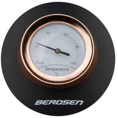 Berdsen 370100 Rýchlovarná kanvica s teplomerom 1,7 l BD-701, čierna
