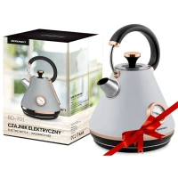 Berdsen 370102 Rýchlovarná kanvica BD-701 s teplomerom 1,7 l - sivá