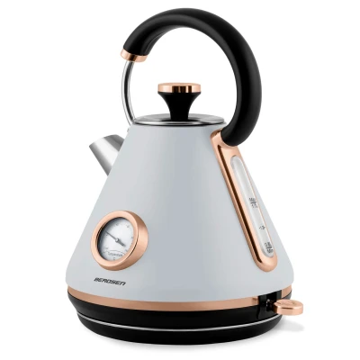 Berdsen 370102 Rýchlovarná kanvica BD-701 s teplomerom 1,7 l - sivá