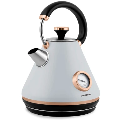 Berdsen 370102 Rýchlovarná kanvica BD-701 s teplomerom 1,7 l - sivá