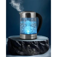 Berdsen BD-714 Sklenená rýchlovarná kanvica s reguláciou teploty, 1,7 l, 2200 W