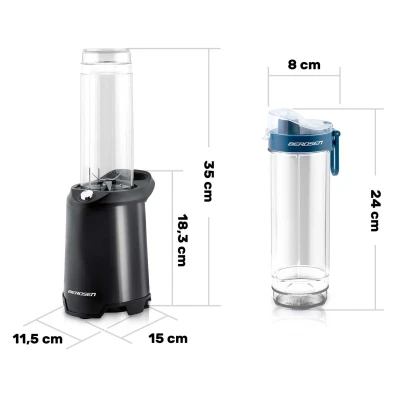 Berdsen 375200 Smoothie mixér BD-752 350 W - čierny