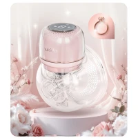 Nukido NK-963 Třífázová elektrická odsávačka mateřského mléka, růžová