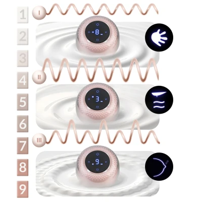 Nukido NK-963 Třífázová elektrická odsávačka mateřského mléka, růžová