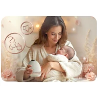 Nukido NK-964 Elektrická odsávačka mateřského mléka třífázová, bílá