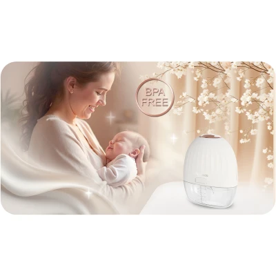 Nukido NK-964 Elektrická odsávačka mateřského mléka třífázová, bílá