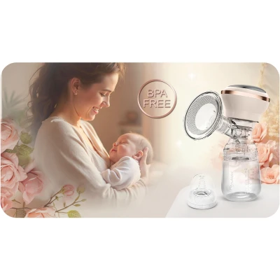 Elektrická trojfázová odsávačka mlieka Nukido NK-960, béžová