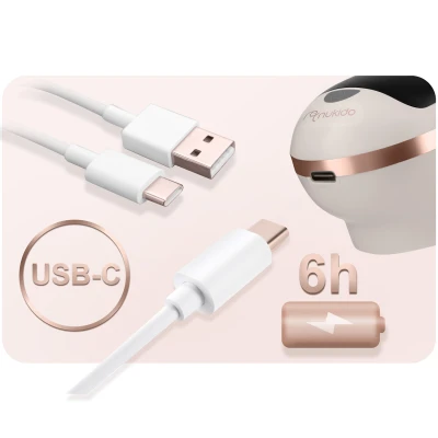 Nukido NK-960 Elektrická třífázová odsávačka mateřského mléka, bílá