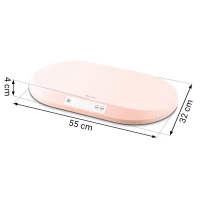 Nukido NK-950 Elektronická kojenecká váha, růžová