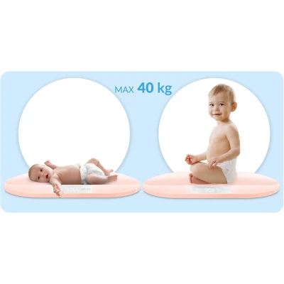 Nukido NK-950 Elektronická kojenecká váha, růžová