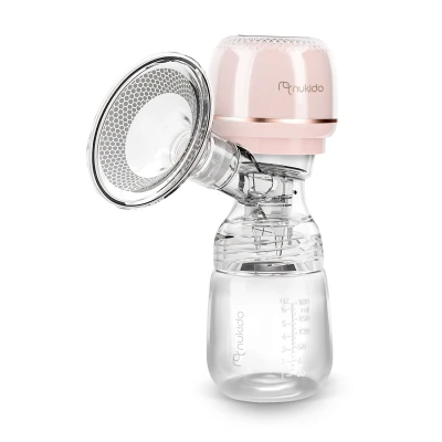 Nukido NK-961 Elektrická odsávačka mateřského mléka třífázová, růžová