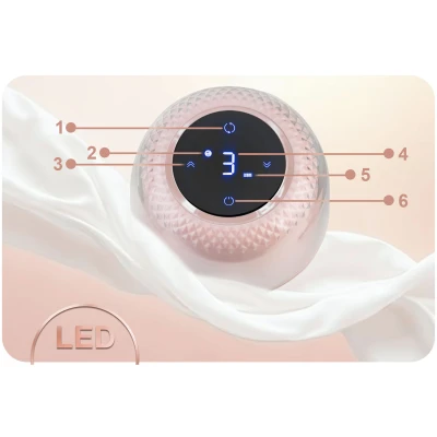 Nukido NK-961 Elektrická odsávačka mateřského mléka třífázová, růžová