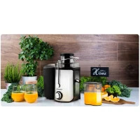 Odšťavovač Berdsen BD-750 1000 W, 85 dB, 1,4 l + 0,5 l, čierny a strieborný