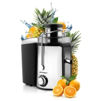 Odšťavovač Berdsen BD-750 1000 W, 85 dB, 1,4 l + 0,5 l, čierny a strieborný