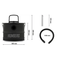 Humberg HM-404 Vysávač na popol z krbu 15 l, 1200 W