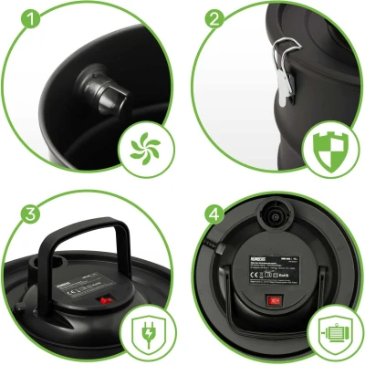 Humberg HM-404 Vysávač na popol z krbu 15 l, 1200 W