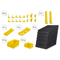 Humberg HM-580 Dielenská doska s organizérom 128 x 76 cm, čierna a žltá