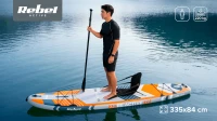 Rebel RBA-4518-OR Paddleboard s príslušenstvom 335 cm, SUP ACTIVE PRO, oranžový