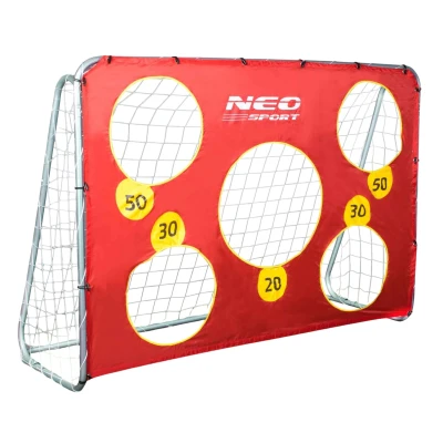 Neo-Sport 1451 Veľká futbalová bránka 215 x 153 x 76 cm + strelecká plachta