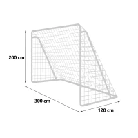 Futbalová bránka Neo-Sport 1456 300 x 200 x 120 cm