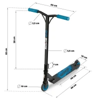 SOKE 1601 Freestyle koloběžka EVO, modrá
