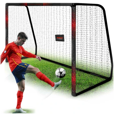 Neo-Sport NS-473 Fotbalová branka 300 x 200 x 120 cm, černo-červená