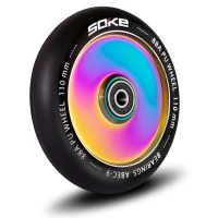 SOKE 1668 Kolečka na koloběžku 110 mm plná Rainbow - 2 ks